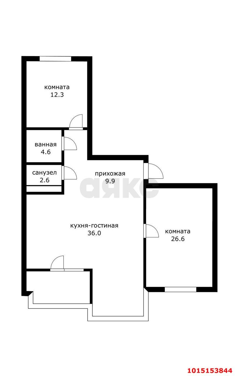 Фото №11: 3-комнатная квартира 90 м² - Краснодар, Фестивальный, ул. Дальняя, 39/2