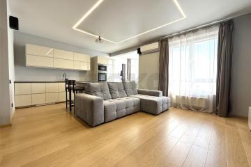 Фото №1: 1-комнатная квартира 49 м² - Краснодар, мкр. жилой комплекс Седьмой Континент, ул. Совхозная, 1к6