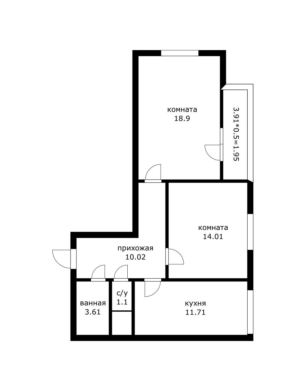 Фото №15: 2-комнатная квартира 63 м² - Краснодар, Краевая Клиническая Больница, Прикубанский внутригородской округ, мкр. жилой комплекс Спорт-Сити, ул. Домбайская, 10/1к2