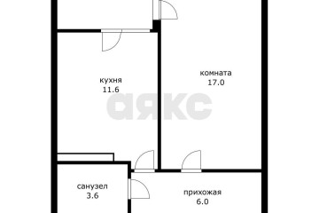 Фото №5: 1-комнатная квартира 43 м² - Краснодар, мкр. жилой комплекс Калина-парк, ул. Генерала Петрова, 2/Алит1
