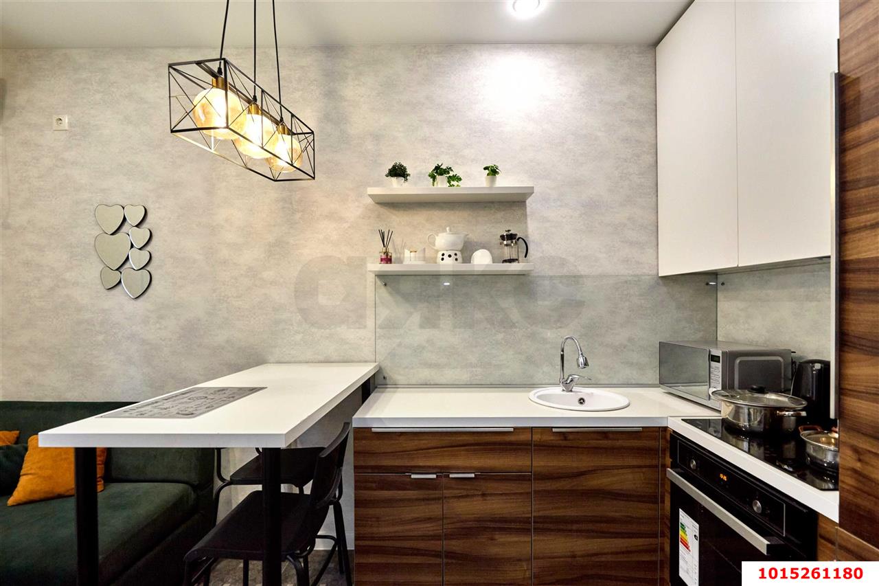 Фото №5: 1-комнатная квартира 32 м² - Краснодар, ЖК Рекорд, ул. Новороссийская, 90/2к1