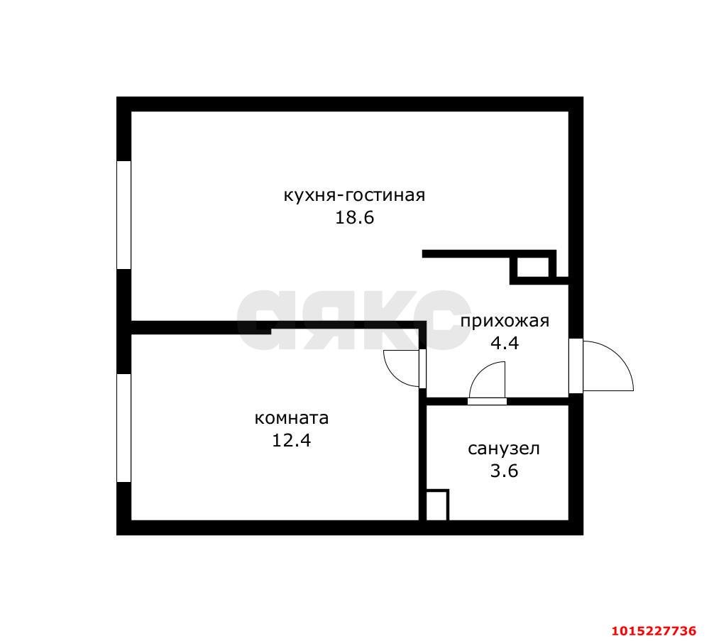 Фото №7: 1-комнатная квартира 39 м² - Краснодар, Прикубанский внутригородской округ, мкр. жилой комплекс Самолёт-6, ул. Ивана Беличенко, 90к1
