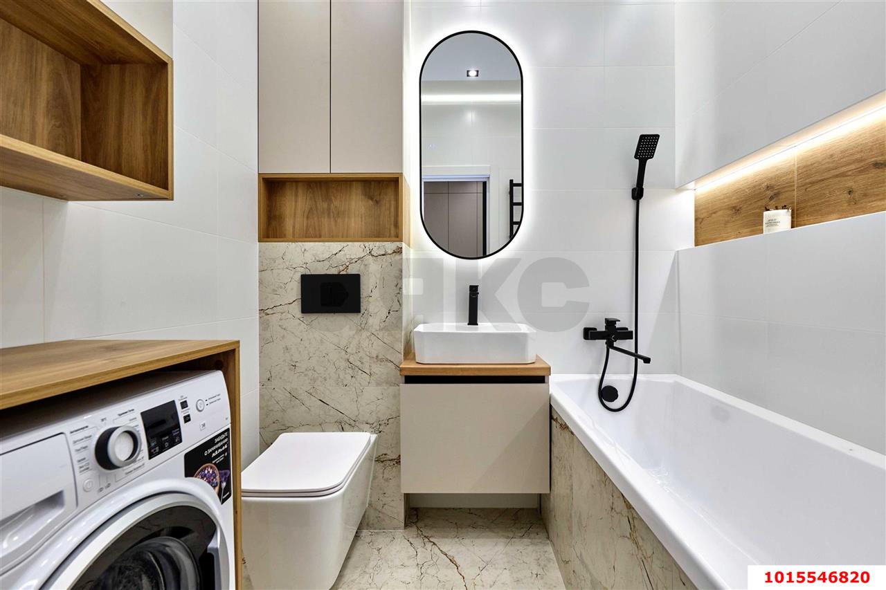 Фото №8: 1-комнатная квартира 32 м² - Краснодар, жилой комплекс Фонтаны, ул. Воронежская, 47/14