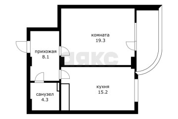 Фото №3: 1-комнатная квартира 52 м² - Краснодар, мкр. Центральный, ул. Промышленная, 19/1