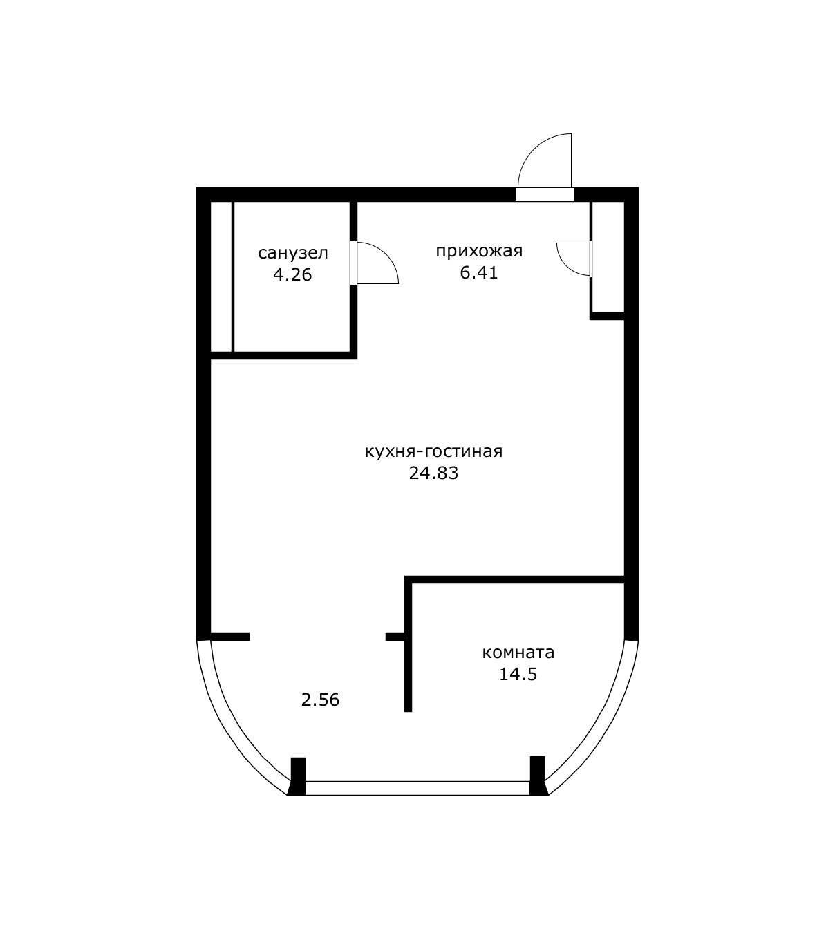 Фото №15: 1-комнатная квартира 52 м² - Краснодар, Западный внутригородской округ, мкр. Фестивальный, ул. Шоссе Нефтяников, 18к3