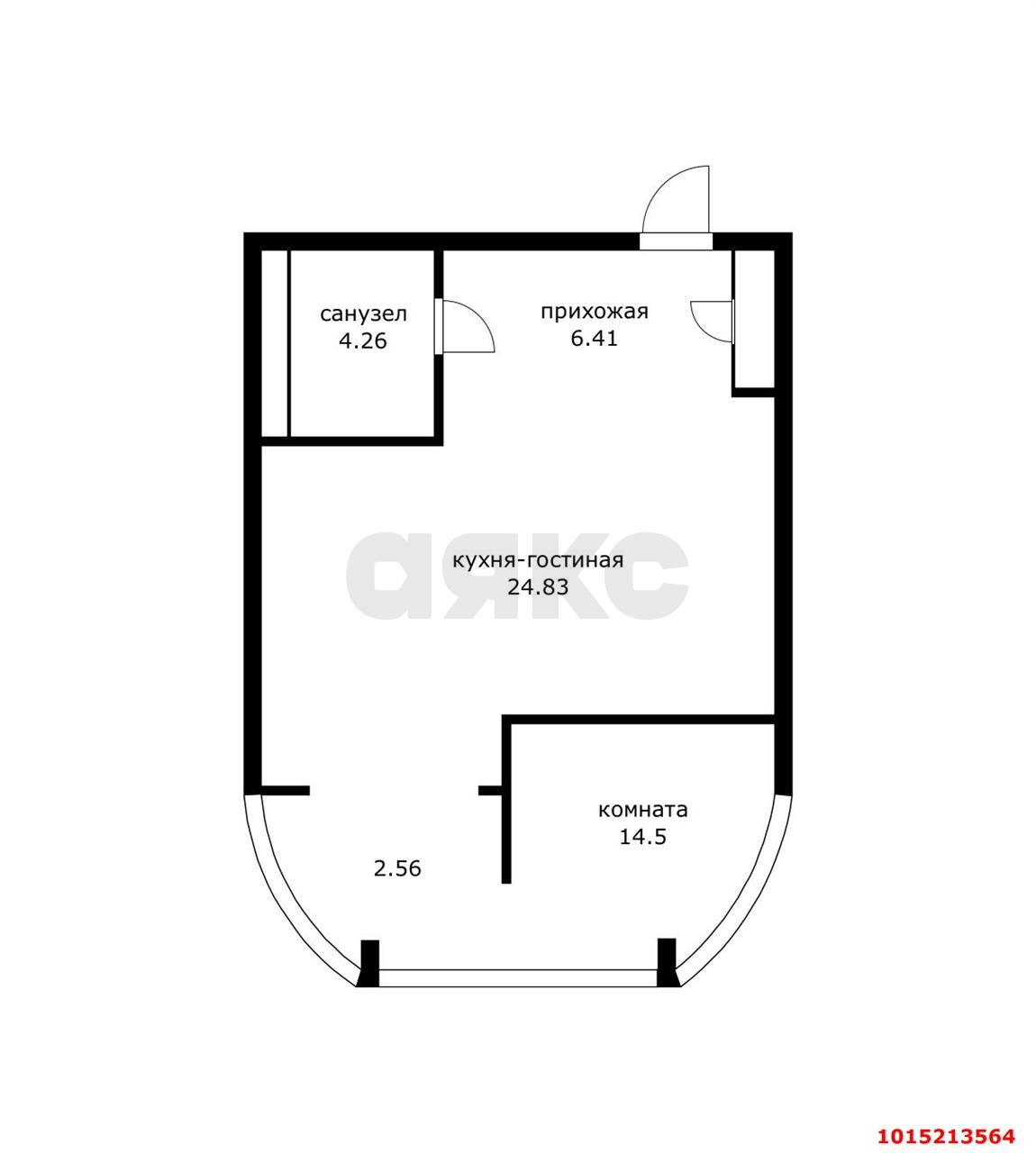 Фото №10: 1-комнатная квартира 52 м² - Краснодар, жилой комплекс Краснодар Сити, ул. Шоссе Нефтяников, 18к3