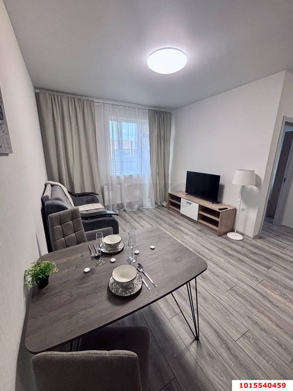 Фото №2: 1-комнатная квартира 37 м² - Краснодар, жилой комплекс Новые Сезоны, ул. Скандинавская, 1к10