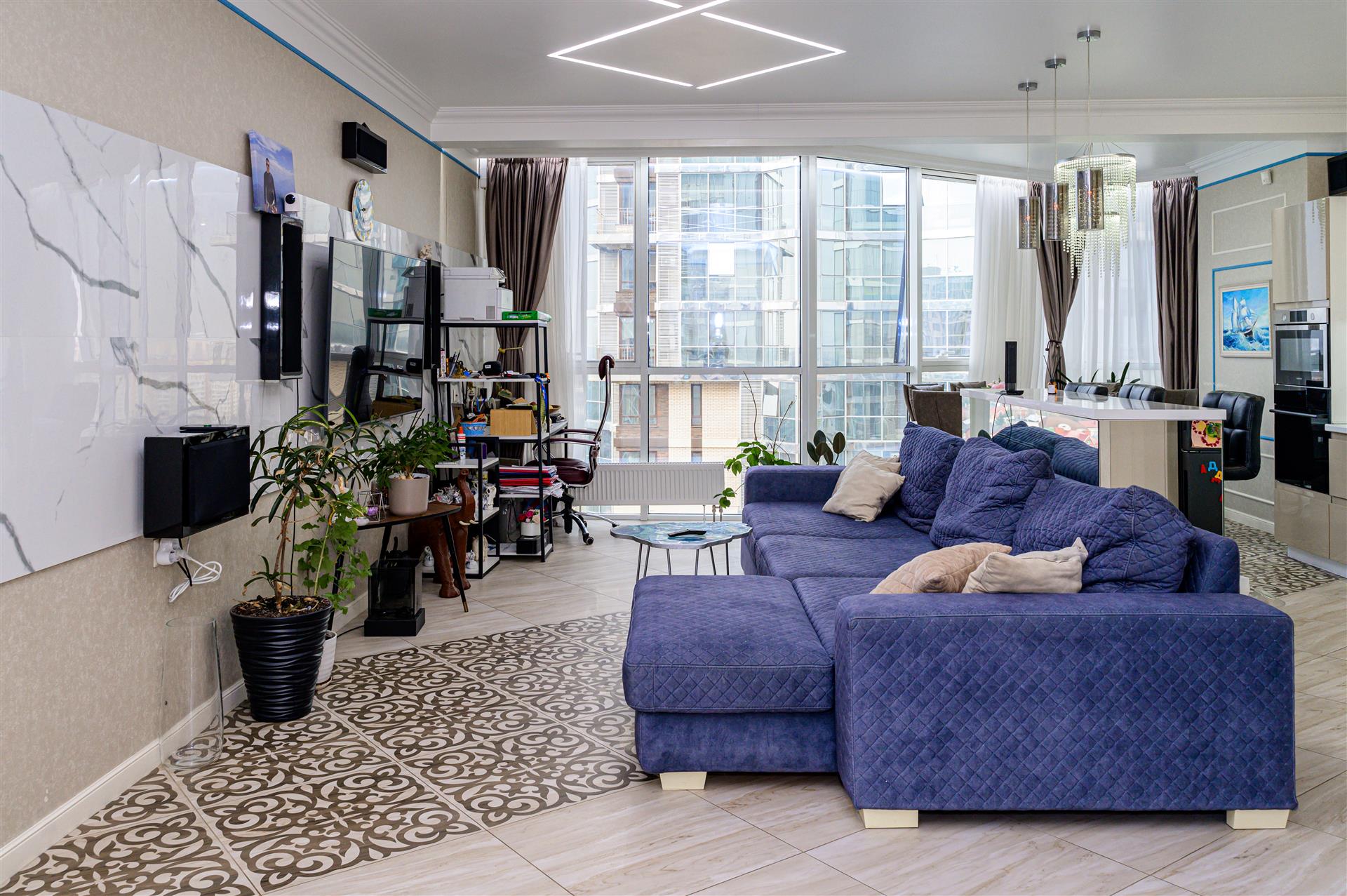 Фото №6: 3-комнатная квартира 95 м² - Краснодар, ЖК Седьмой Континент, Отделение № 1 совхоза Солнечный, Прикубанский внутригородской округ, Фестивальный, мкр. жилой комплекс Седьмой Континент, ул. Совхозная, 1к5