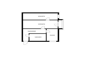 Фото №1: 2-комнатная квартира 45 м² - Краснодар, мкр. Фестивальный, ул. Гагарина, 141