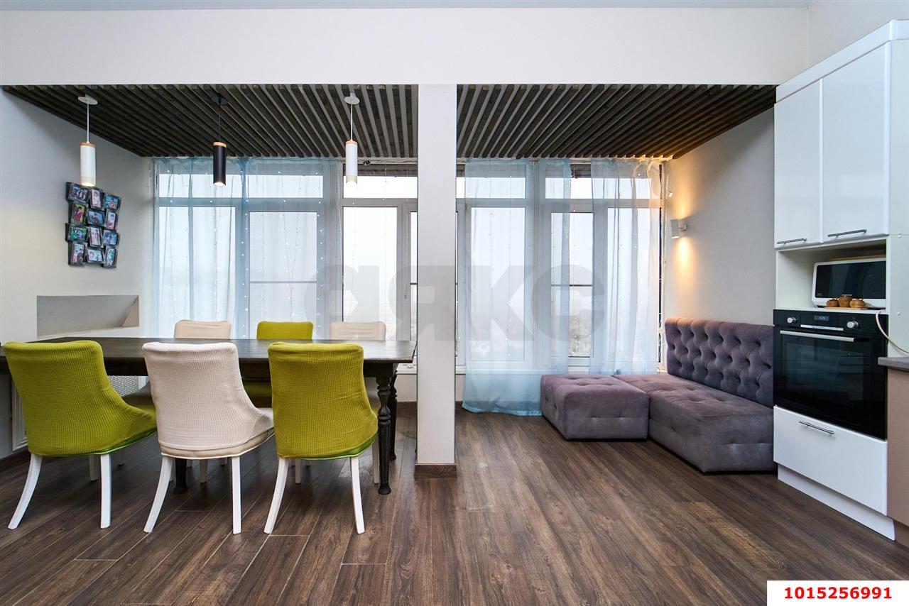 Фото №2: 3-комнатная квартира 106 м² - Краснодар, Прикубанский внутригородской округ, Фестивальный, мкр. Солнечный, ул. имени Симиренко, 16