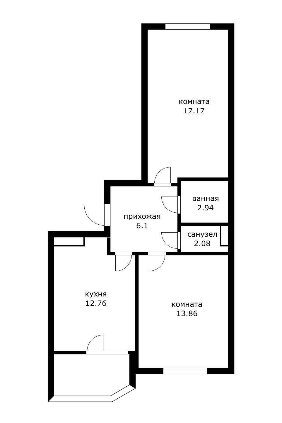 Фото №16: 2-комнатная квартира 61 м² - Краснодар, Прикубанский внутригородской округ, мкр. Достояние, ул. Конгрессная, 29