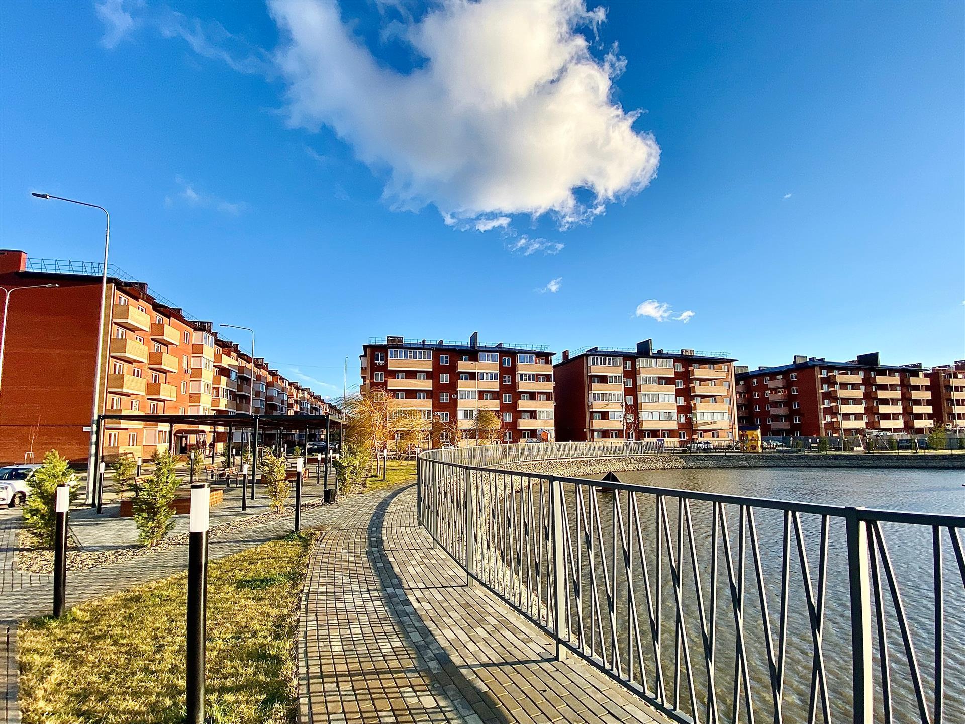 Фото №1: 1-комнатная квартира 34 м² - Яблоновский, мкр. жилой комплекс Дарград, ул. Тургеневское Шоссе, 33/5к39