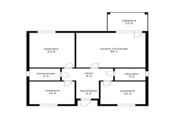 Фото №4: Дом 128 м² - Козет, ул. Бахартукская, 37