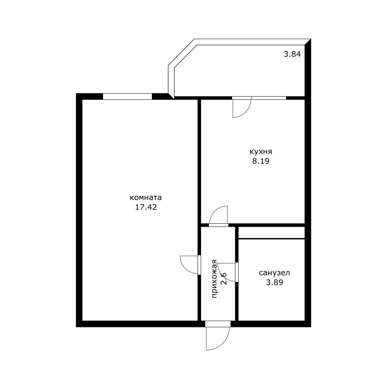 Фото №7: 1-комнатная квартира 32 м² - Краснодар, Панорама, ЖК Флотилия, Прикубанский внутригородской округ, Краевая Клиническая Больница, мкр. жилой комплекс Флотилия, ул. имени 40-летия Победы, 178