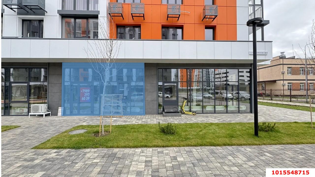 Фото №1: Торговое помещение 48 м² - Краснодар, жилой комплекс Друзья, ул. имени Генерала Брусилова, 28к3