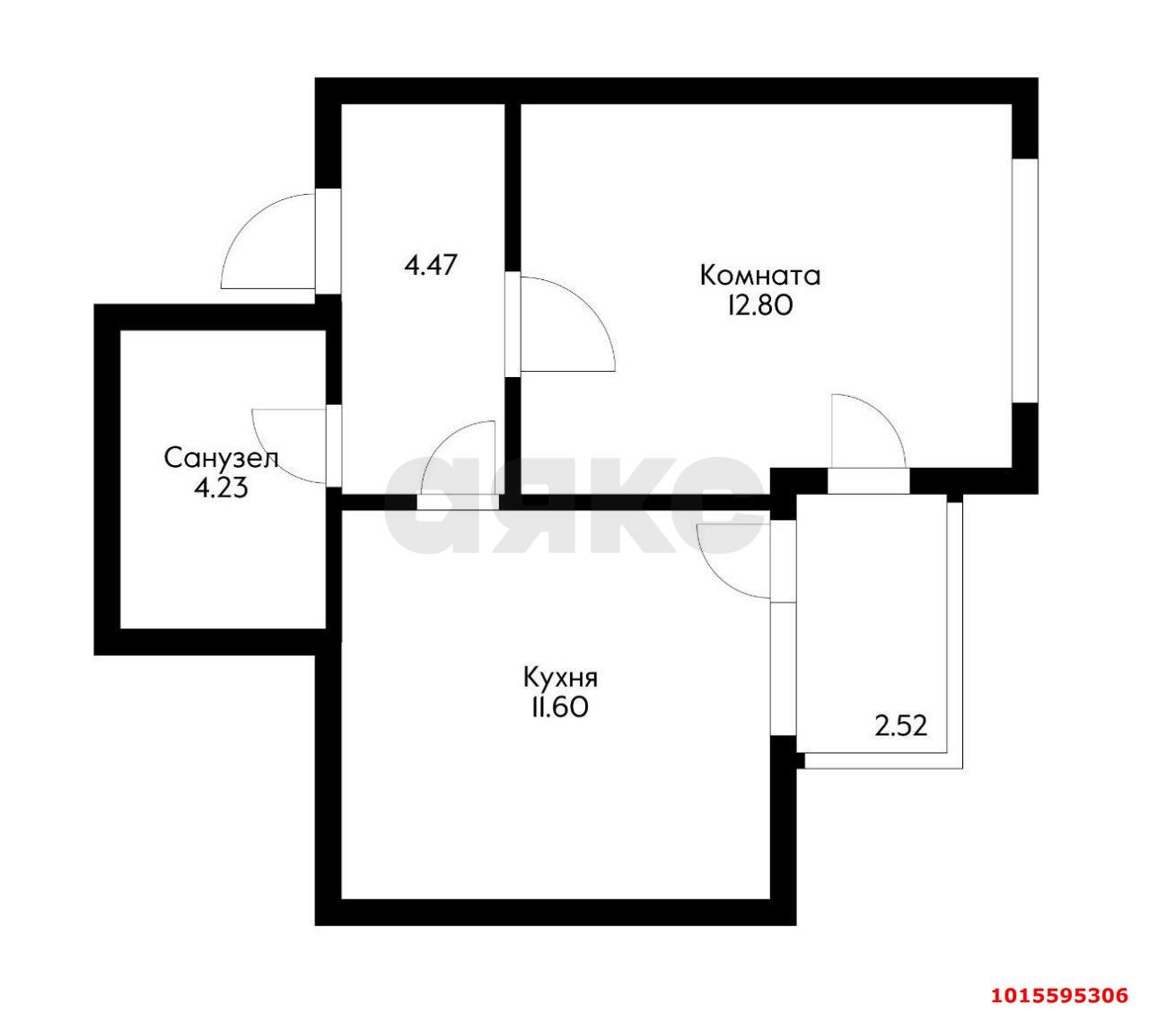 Фото №16: 1-комнатная квартира 35 м² - Краснодар, жилой комплекс Лучезарный, ул. Московская, 158/3