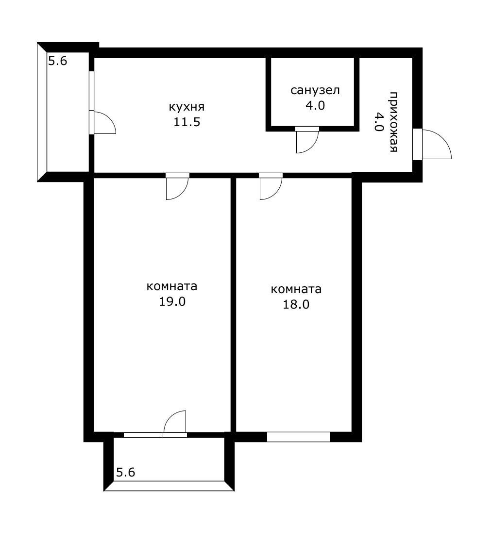 Фото №11: 2-комнатная квартира 69 м² - Краснодар, Прикубанский внутригородской округ, мкр. жилой комплекс Новый Город, ул. Шевцова, 36/2