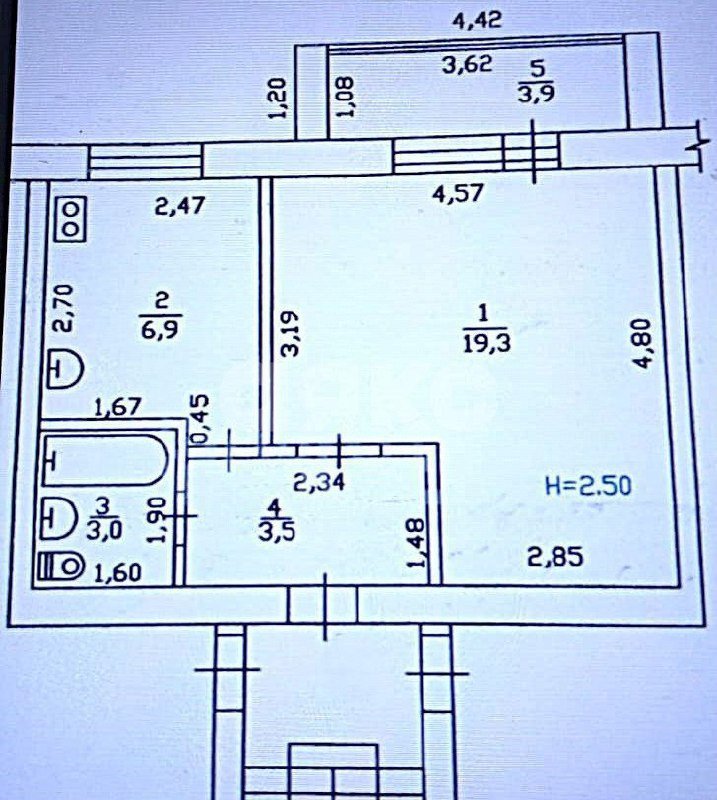 Фото №16: 1-комнатная квартира 36 м² - Горячий Ключ, Администрация, ул. Ленина, 201