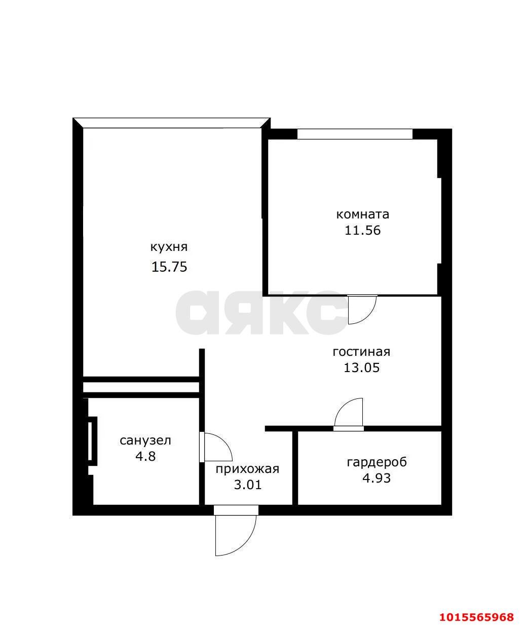 Фото №32: 2-комнатная квартира 55 м² - Краснодар, Западный внутригородской округ, ул. Строителей, 21