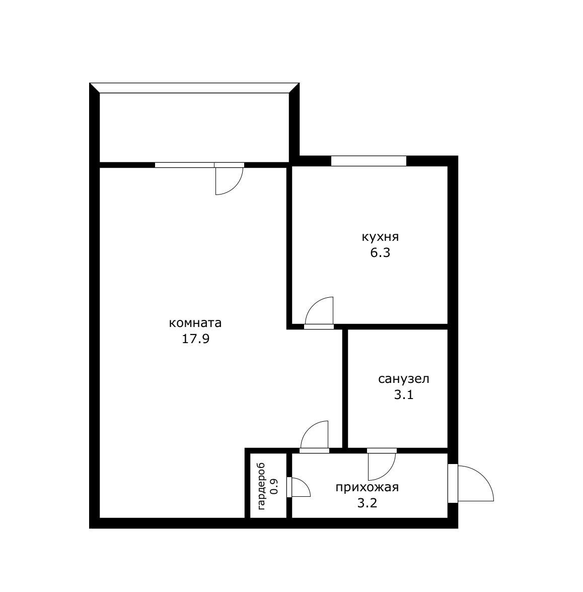 Фото №7: 1-комнатная квартира 31 м² - Краснодар, Карасунский внутригородской округ, мкр. Черёмушки, ул. Димитрова, 139