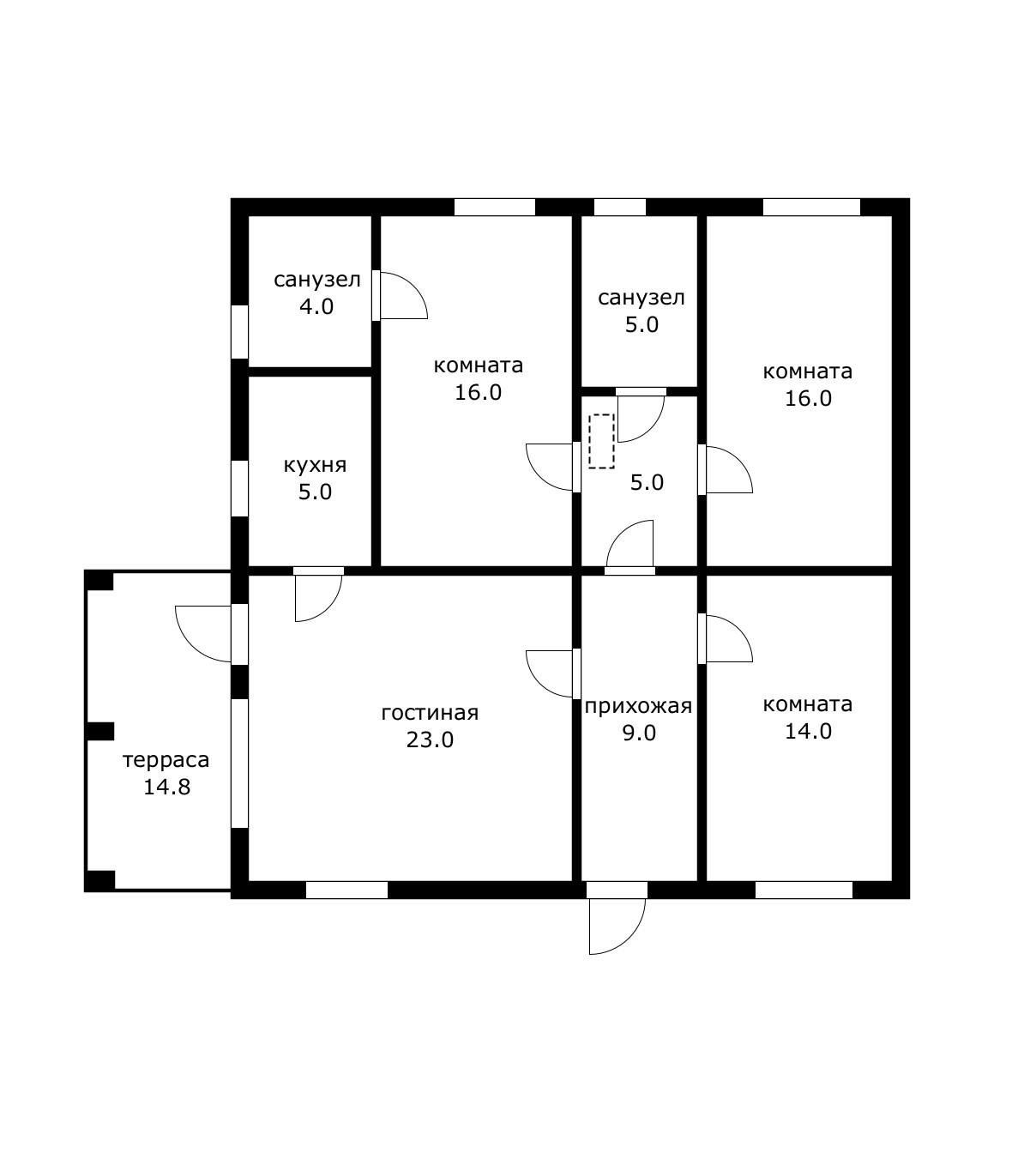 Фото №20: Дом 100 м² + 4 сот. - Кубаночка, мкр. Прикубанский внутригородской округ, ул. Фруктовая, 37