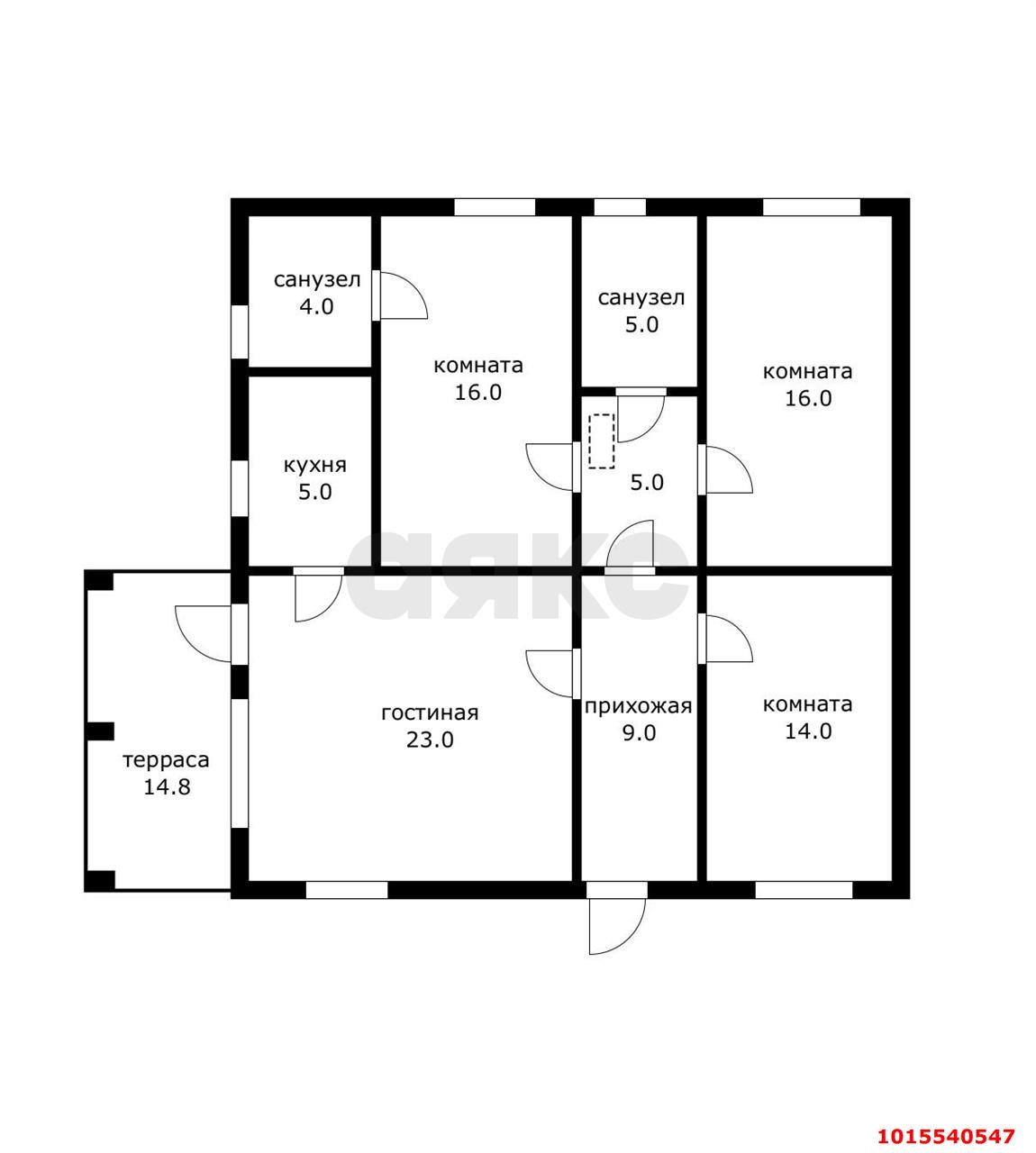 Фото №20: Дом 100 м² + 4 сот. - Кубаночка, Прикубанский внутригородской округ, ул. Фруктовая, 37