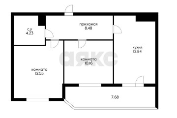 Фото №5: 2-комнатная квартира 47 м² - Краснодар, мкр. Славянский, ул. Красных Партизан, 1/4к20