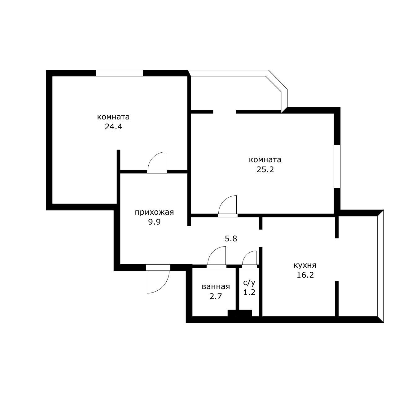Фото №18: 2-комнатная квартира 87 м² - Краснодар, Прикубанский внутригородской округ, мкр. 40 лет Победы, ул. имени 40-летия Победы, 144/4литА
