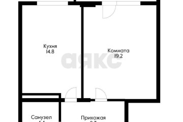 Фото №4: 1-комнатная квартира 47 м² - Краснодар, мкр. 9-й километр, ул. Циолковского, 9
