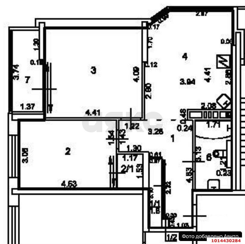 Фото №10: 2-комнатная квартира 68 м² - Краснодар, Губернский, ул. имени Героя Георгия Бочарникова, 8/1