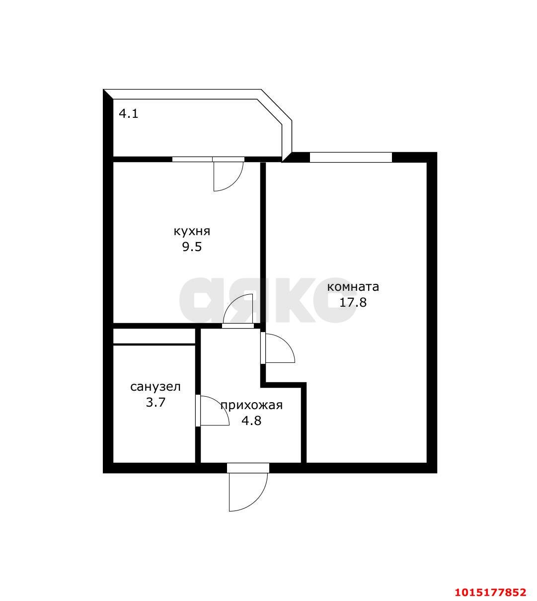 Фото №11: 1-комнатная квартира 40 м² - Краснодар, Восточно-Кругликовский, ул. Героя Владислава Посадского, 47