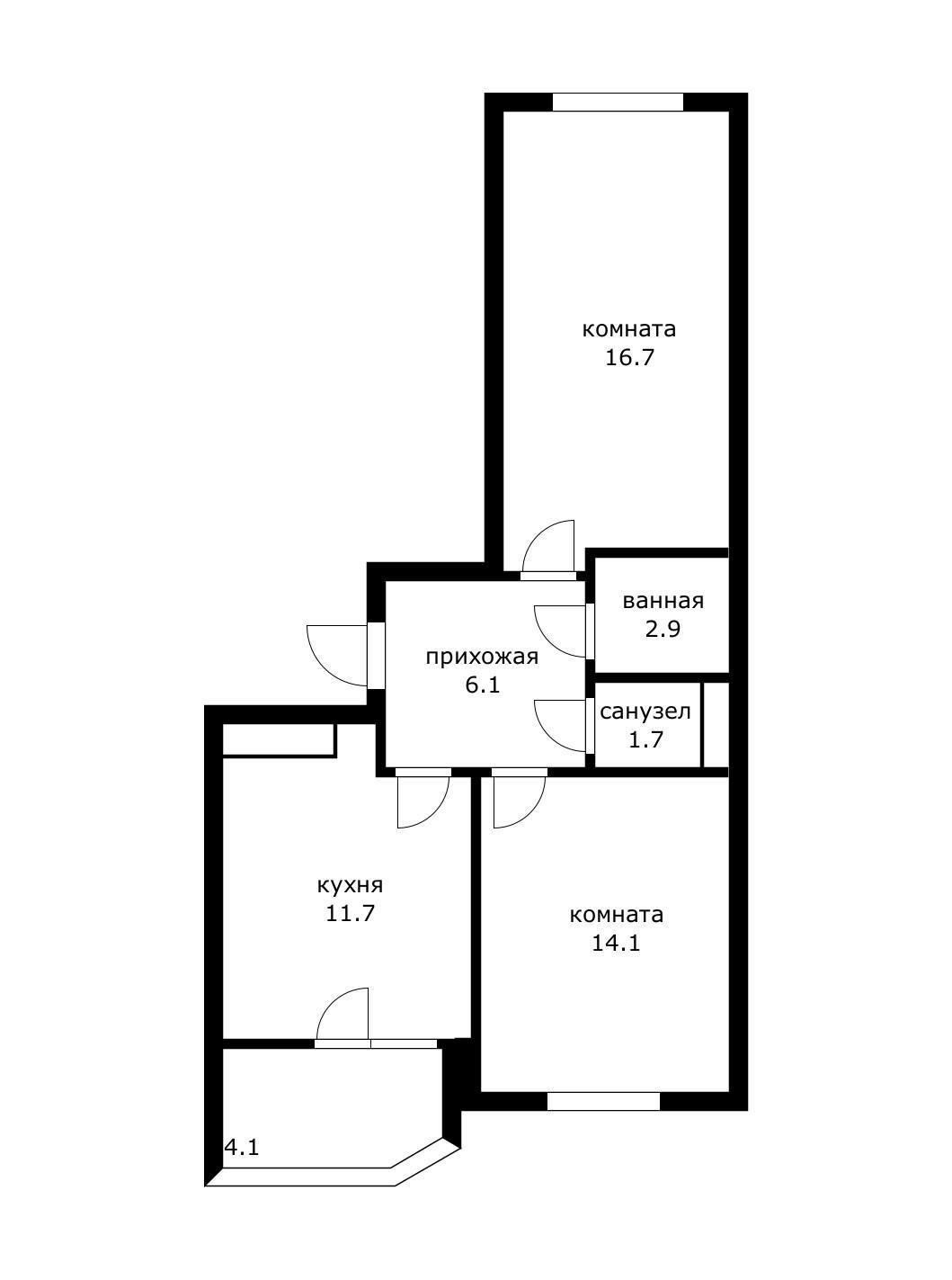 Фото №20: 2-комнатная квартира 57 м² - Краснодар, Прикубанский внутригородской округ, мкр. Достояние, ул. Конгрессная, 29