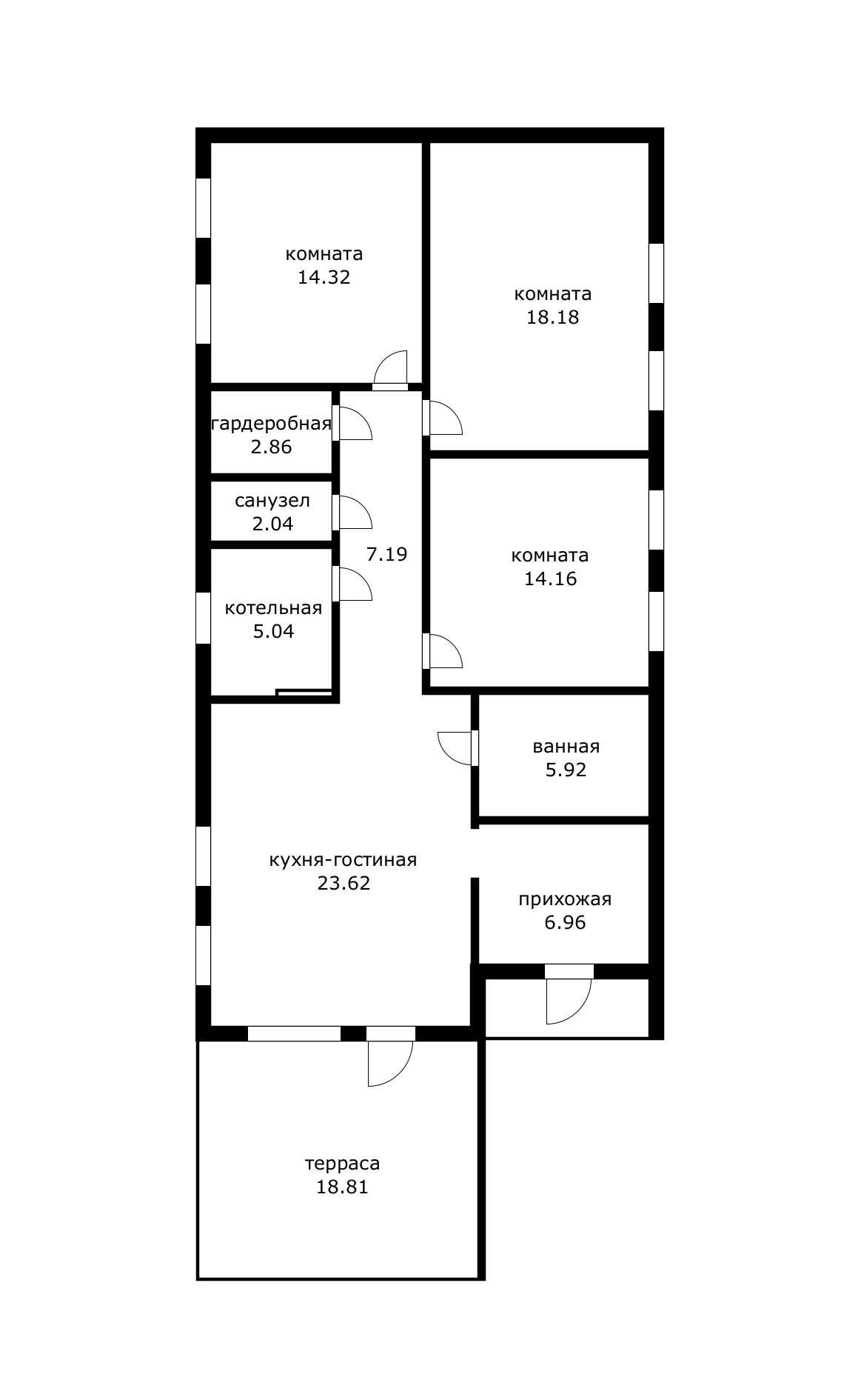 Фото №12: Дом 120 м² + 4 сот. - отделения № 3 СКЗНИИСиВ, Прикубанский внутригородской округ, п. коттеджный  Малиновка, ул. имени Виктора Гладского, 15