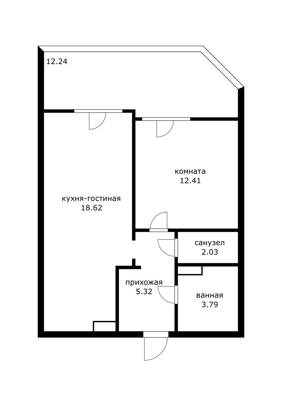 Фото №16: 2-комнатная квартира 55 м² - Краснодар, Прикубанский внутригородской округ, мкр. Любимово, 2/1
