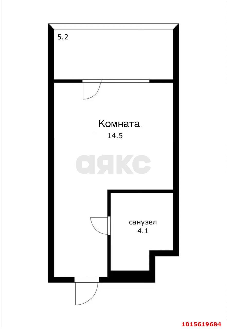 Фото №8: Апартаменты 23 м² - Архыз, Романтик, ул. Горная, 4