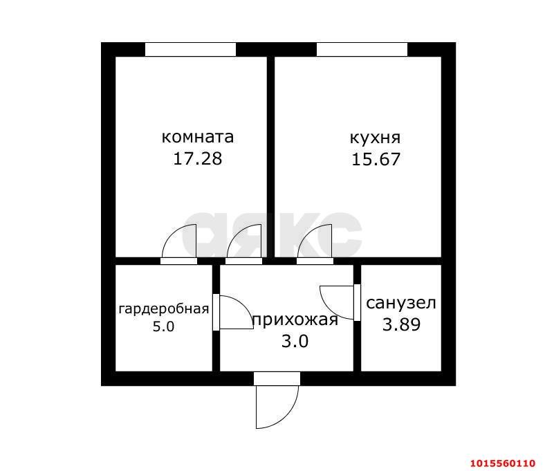 Фото №11: 2-комнатная квартира 44 м² - Краснодар, жилой комплекс Гарантия в Немецкой Деревне, ул. Атлантическая, 2к9