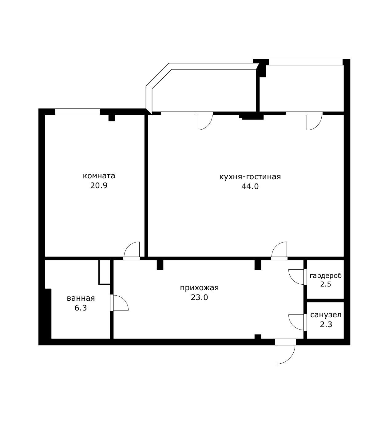Фото №17: 2-комнатная квартира 111 м² - Краснодар, Западный внутригородской округ, мкр. Центральный, ул. Комсомольская, 6