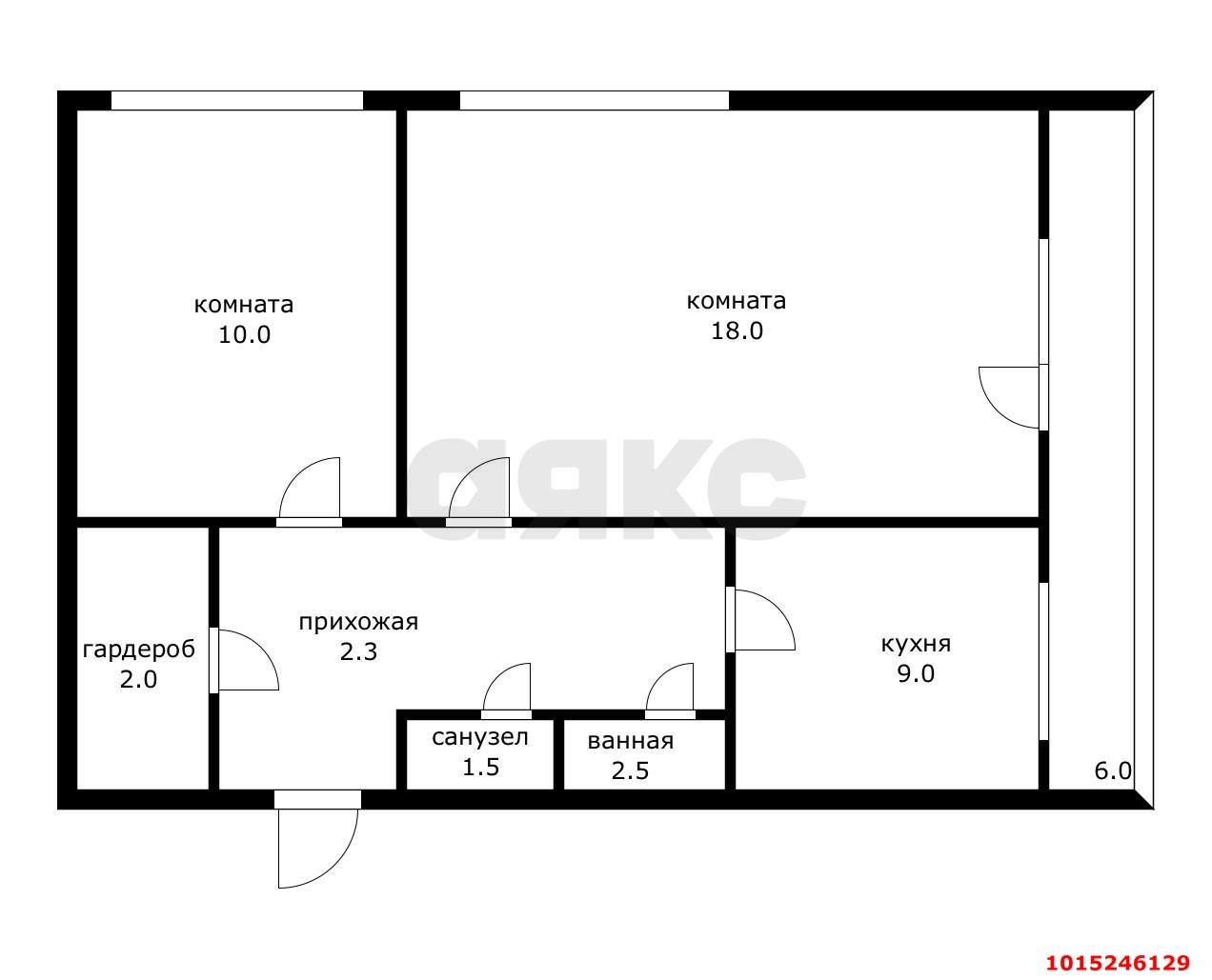 Фото №19: 2-комнатная квартира 53 м² - Целинный, ул. Зелёная, 12