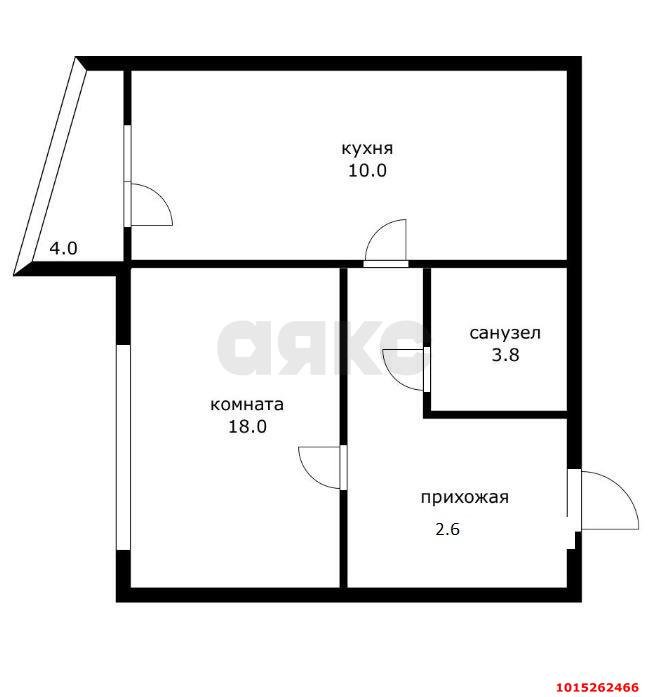 Фото №16: 1-комнатная квартира 38 м² - Краснодар, жилой комплекс Феникс, ул. имени Игнатова, 4/3к1