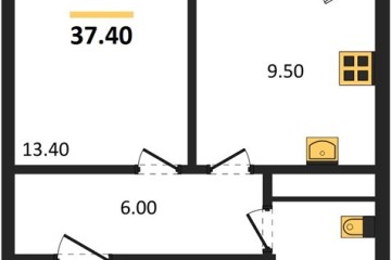 Фото №1: 1-комнатная квартира 37 м² - Краснодар, мкр. Прикубанский внутригородской округ, 