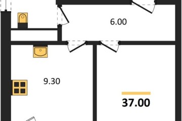 Фото №1: 1-комнатная квартира 37 м² - Краснодар, мкр. Прикубанский внутригородской округ, 