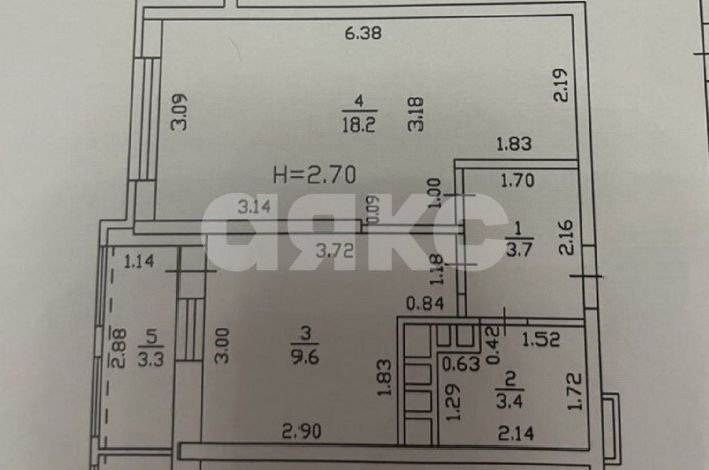 Фото №18: 1-комнатная квартира 34 м² - Горячий Ключ, жилой комплекс Комфорт, ул. Ленина, 203М