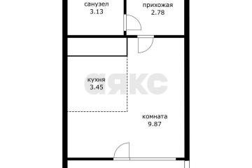 Фото №1: Студия <span class="whitespace-nowrap">20 м²</span>, <span class="whitespace-nowrap">11/11 эт.</span> - Ольгинка, ст Дружба, ул. Солнечная, 21