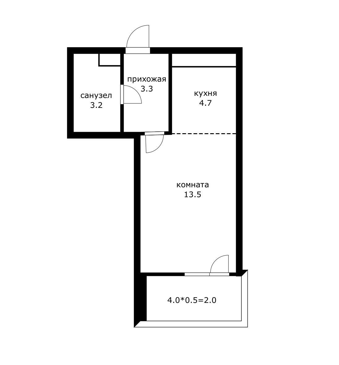 Фото №13: Студия 28 м² - Краснодар, Прикубанский внутригородской округ, Россинского, мкр. жилой комплекс Дружный-2, б-р Адмиралтейский, 3к3