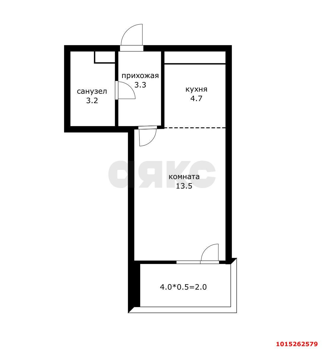 Фото №13: Студия 28 м² - Краснодар, жилой комплекс Дружный-2, б-р Адмиралтейский, 3к3