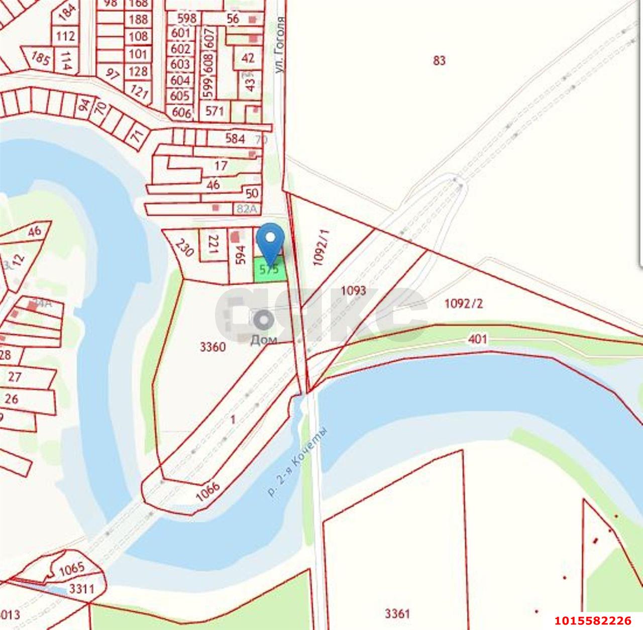 Фото №5: Земельный участок под ИЖС 17 сот. - Красносельское, ул. Гоголя, 70