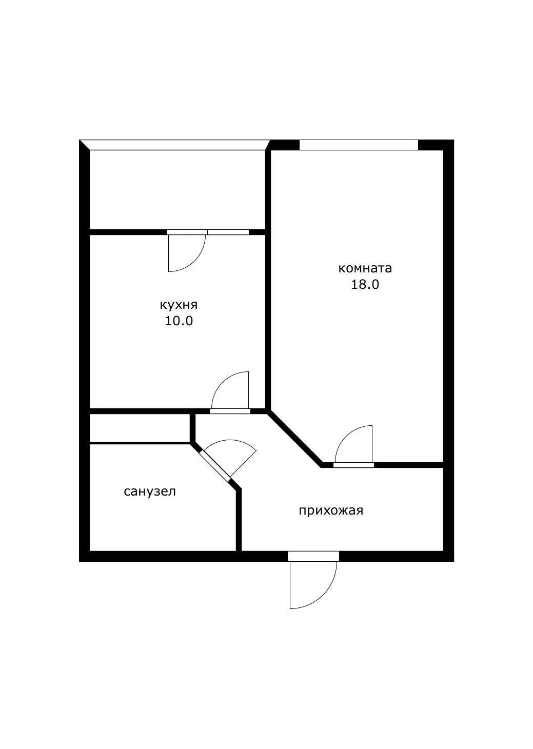 Фото №4: 1-комнатная квартира 35 м² - Яблоновский, мкр. жилой комплекс Портрет, ул. Луговая, 7А