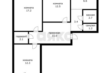 Фото №5: 3-комнатная квартира 69 м² - Краснодар, мкр. Комсомольский, ул. Тюляева, 20