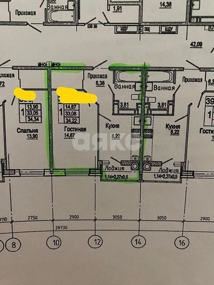 Фото №6: 1-комнатная квартира 35 м² - Ростов-на-Дону, Нахичевань, ул. Городовикова, 34