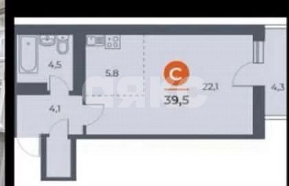 Фото №17: Студия 43 м² - Ростов-на-Дону, жилой комплекс Сокол Град, пр-кт 40-летия Победы, 63/17с3